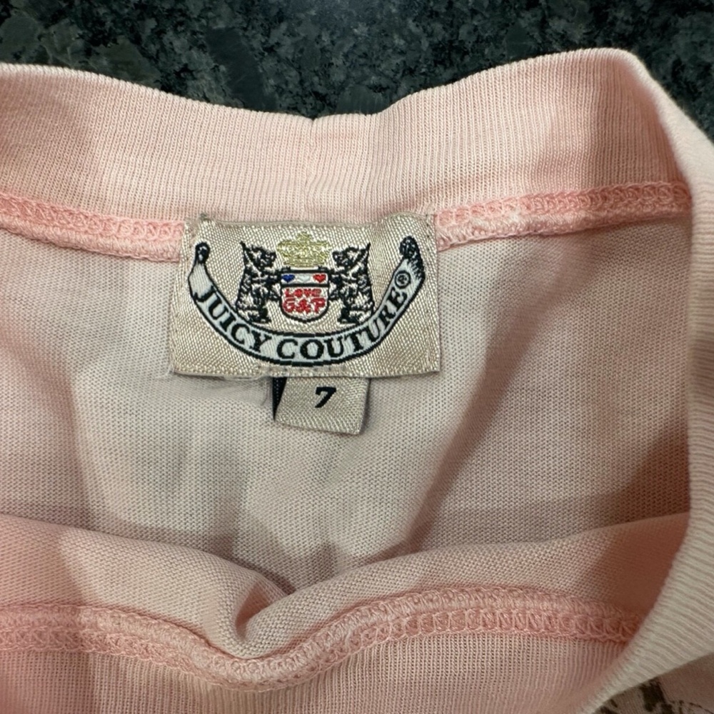 Girls Juicy Couture 3 Piece Matching Set Jacket Pants Tshirt - Picture 9 of 12